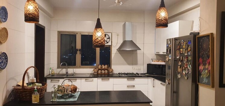 Kitchen, tata-raheja-raisina-residency 4 Bedroom 3400 Sq.Ft. Apartment In Sector 59 Gurgaon 7960972