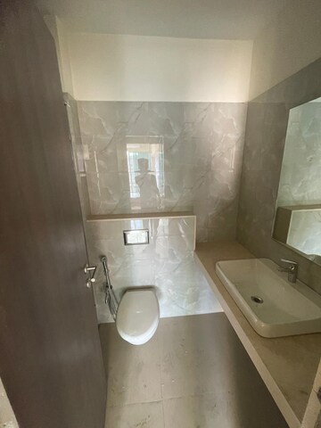 Bathroom in 2 BHK Apartment at L & T Seawoods Residences Phase 1 Part A, Seawoods – for Rent