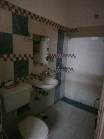 Bathroom in 3 BHK Apartment at Mittals Rishi Apartments Chandigarh, Ambala Highway – for Rent