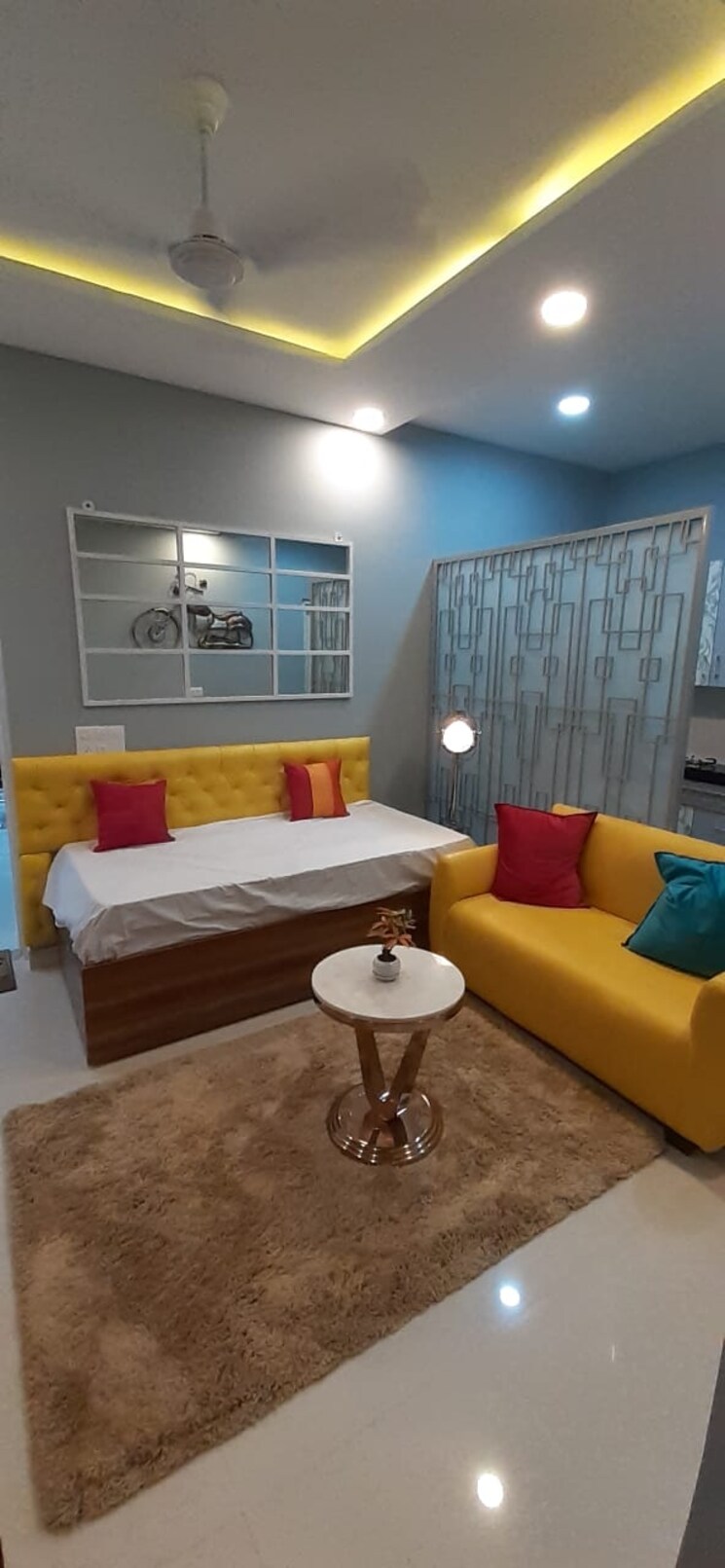 Master Bedroom, adore-happy-homes-pride 1 Bedroom 318 Sq.Ft. Apartment In Sector 75 Faridabad 7961695