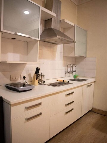 Kitchen in 2 BHK Apartment at G Corp Residency, Koramangala – for Rent