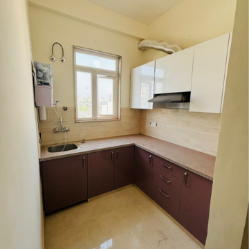 Kitchen in 1 BHK Builder Floor at Sector 10a – for Rent