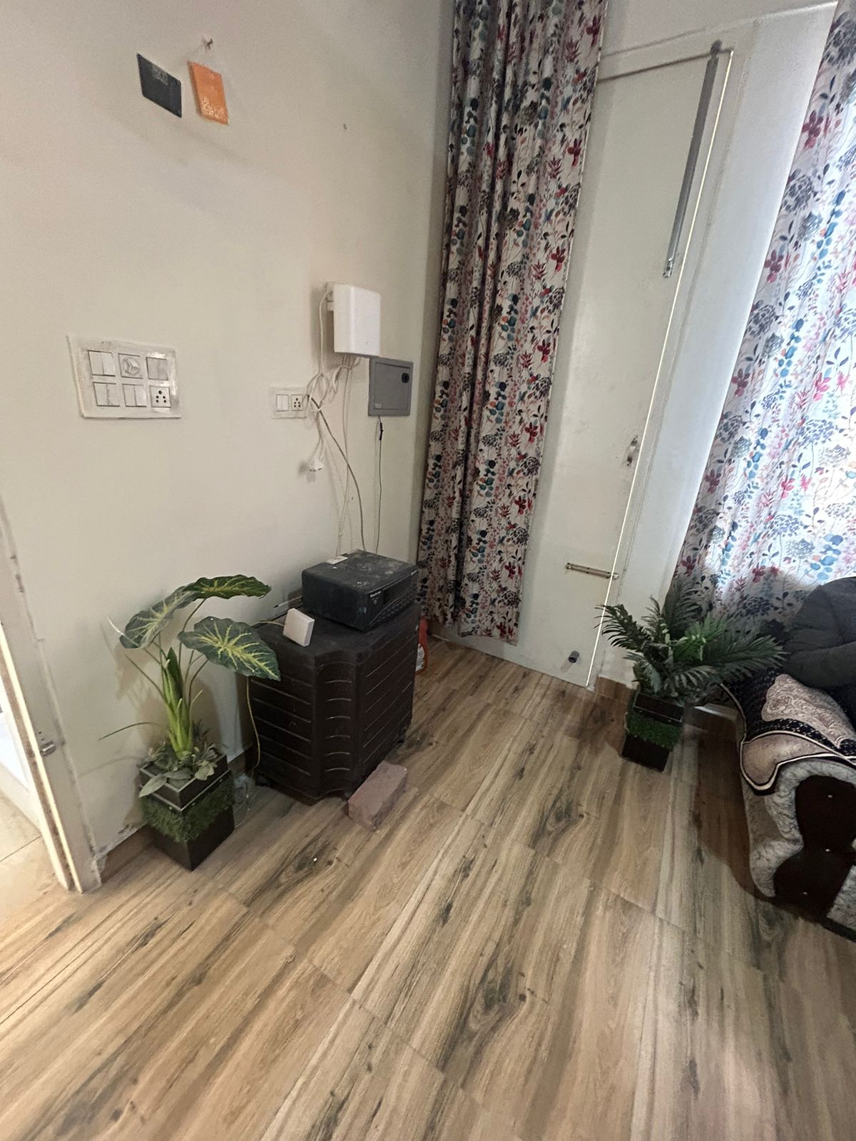 Balcony in 1 BHK Apartment at Dasmesh Nagar – for Rent