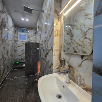 Bathroom in 3 BHK Builder Floor at Greater Kailash I – for Rent