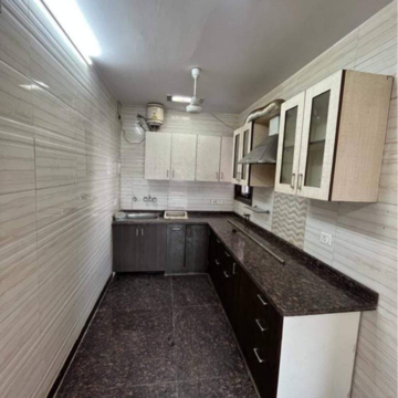 Kitchen in 3 BHK Builder Floor at Kalkaji – for Rent