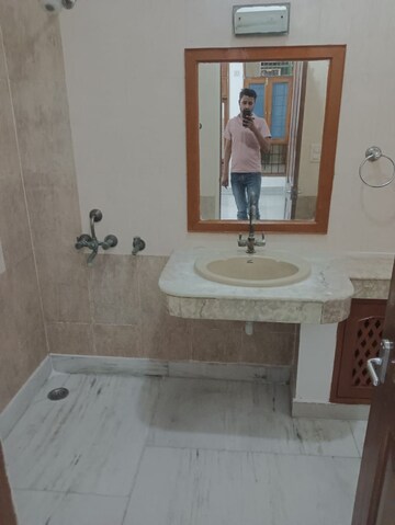 Bathroom in 2 BHK Apartment at Greater Kailash ii – for Rent