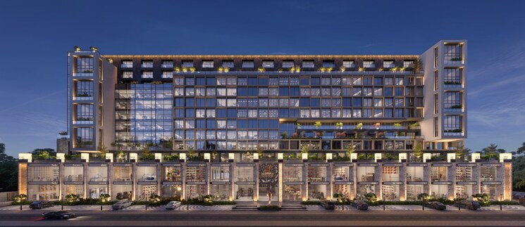 Exterior View, vesu Commercial Office Space 828 Sq.Ft. In Vesu Surat 7963982