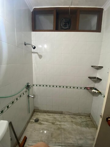 Bathroom in 2 BHK Builder Floor at East Of Kailash – for Rent
