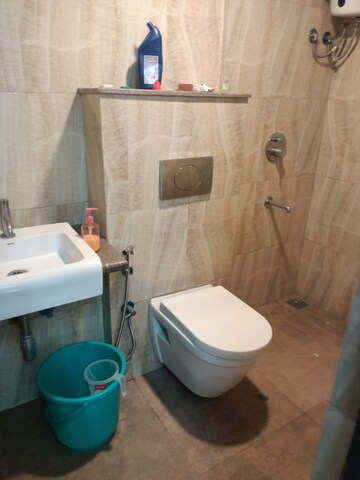 Bathroom in 1 BHK Apartment at Lodha Amara, Kolshet Road – for Rent