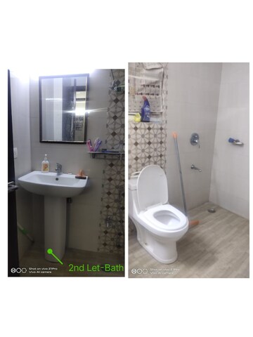 Bathroom in 3 BHK Apartment at Greater Kailash ii – for Rent