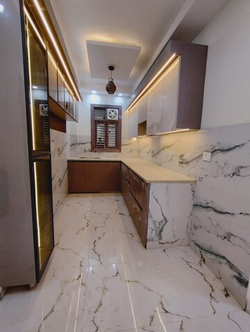 Kitchen in 1 BHK Builder Floor at Acharya Puri CHS, Krishna Colony – for Rent