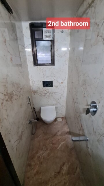 Bathroom in 2 BHK Apartment at Shanti Tower, Andheri West – for Rent