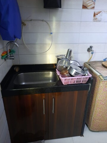 Kitchen in 1 BHK Apartment at Shree Saraswati CHS, Kopar Khairane – for Sale