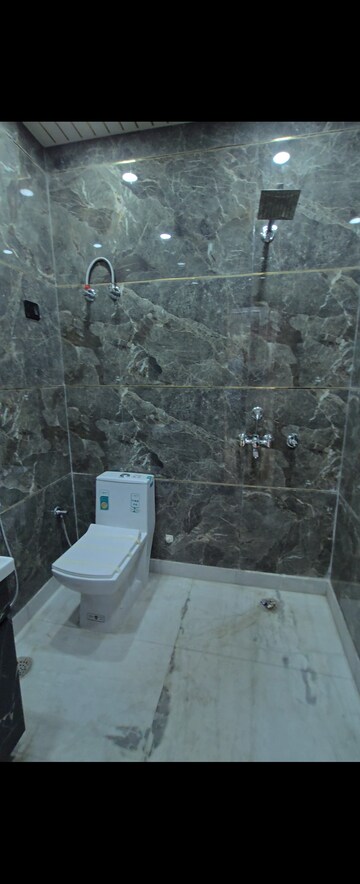 Bathroom in 2 BHK Builder Floor at Divya Kunj, Niti Khand – for Rent