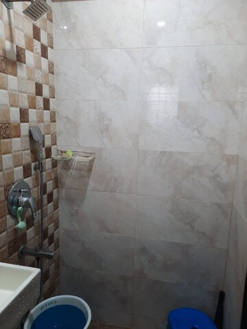 Bathroom in 2 BHK Apartment at Shanti Madhuban CHS, Kopar Khairane – for Rent