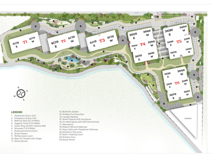 Other, srias-iwa 3.5 Bedroom 3070 Sq.Ft. Apartment In Manikonda Hyderabad 7964321