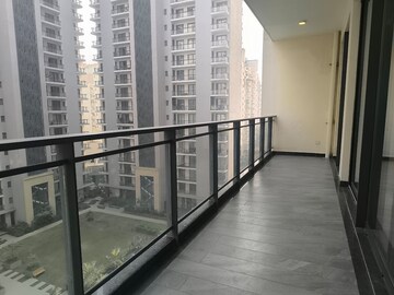 Balcony in 4 BHK Apartment at Suncity Platinum Towers, Sector 28 – for Rent