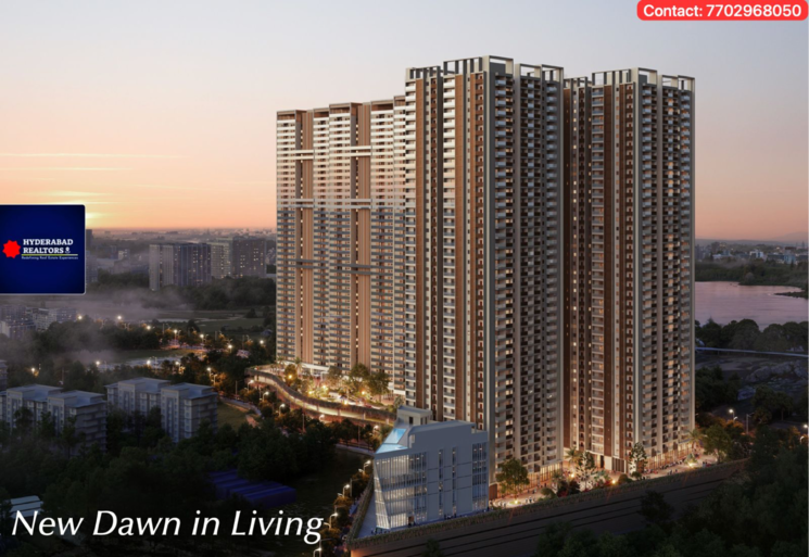 Exterior View, srias-iwa 3 Bedroom 2290 Sq.Ft. Apartment In Manikonda Hyderabad 7964371