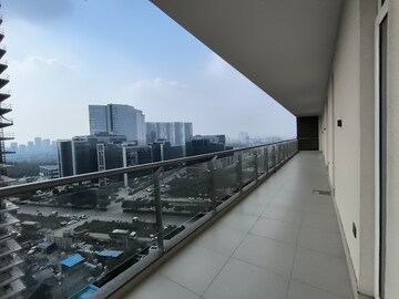 Balcony in 4 BHK Apartment at Mahindra Luminare, Sector 59 – for Rent