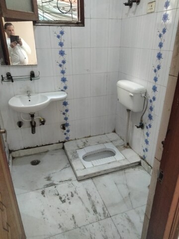 Bathroom in 3 BHK Builder Floor at Shakti Khand Iii – for Rent