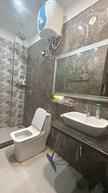 Bathroom in 3 BHK Builder Floor at Niti Khand I – for Rent