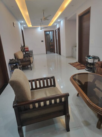 Living Room in 3 BHK Builder Floor at Ansal Plaza Sector-23, Sector 23 – for Rent