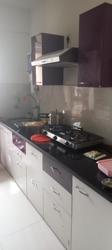 Kitchen in 1 BHK Apartment at Lodha Crown Kolshet, Kolshet Road – for Rent
