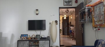 Living Room in 1 BHK Apartment at Lodha Crown Quality Homes, Majiwada – for Rent