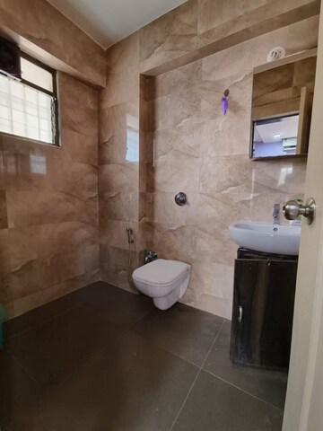 Bathroom in 2.5 BHK Apartment at Siddhachal Apartment 8, Vasant Vihar – for Rent