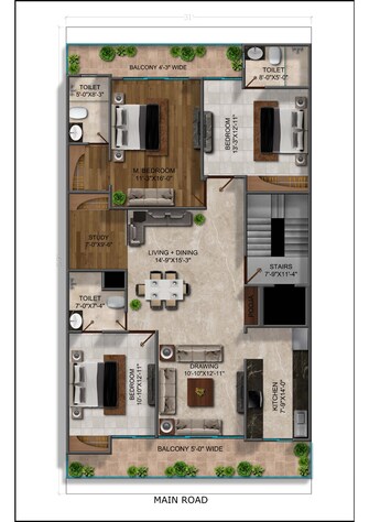 3 BHK Builder Floor For Resale in Sushant Lok 3 Sector 57 Gurgaon  7964692