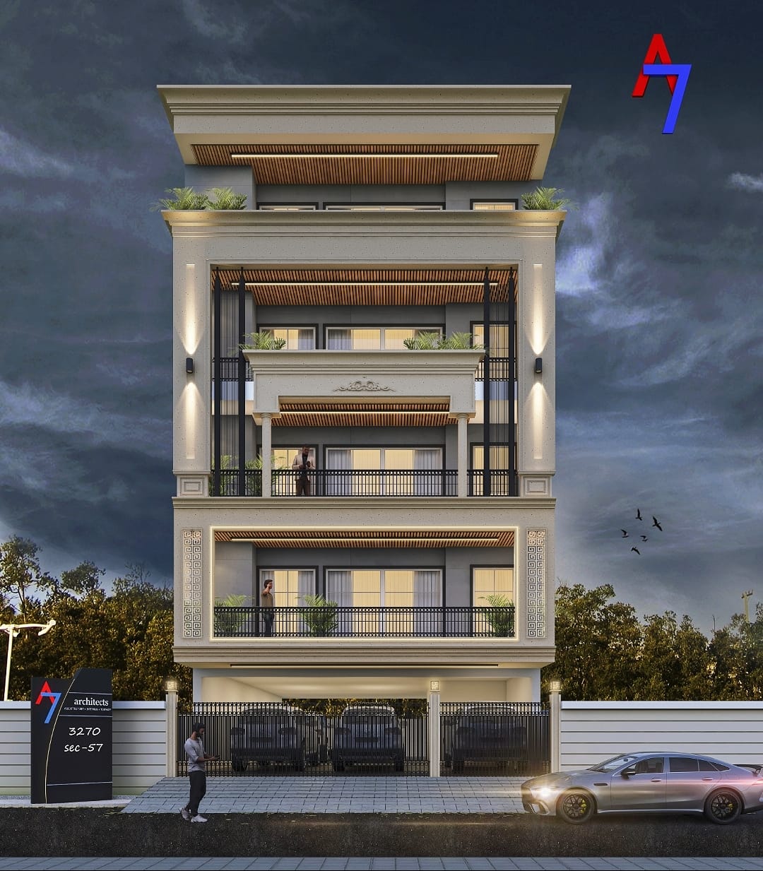 3 BHK + Servant Room,Study Room Builder Floor For Sale in Sushant Lok 3