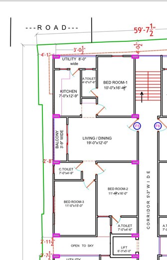 3 BHK Apartment For Resale in Mehdipatnam Hyderabad  7964960