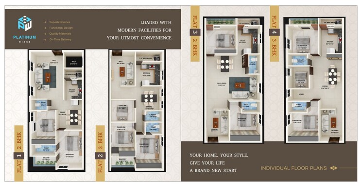 Floor Plan, upparpalli 2 Bedroom 1172 Sq.Ft. Apartment In Upparpalli Hyderabad 7964975