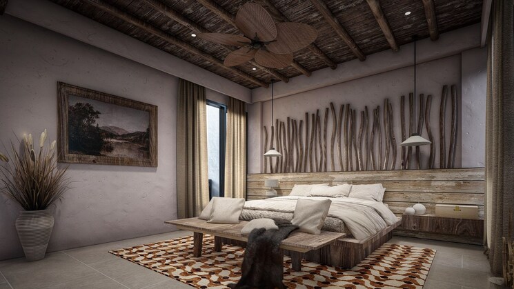 Bedroom, kumarhatti 2 Bedroom 1350 Sq.Ft. Apartment In Kumarhatti Solan 7965013