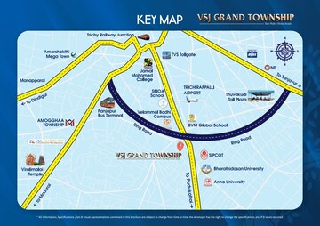  Plot – Map Location View at Pudukkottai nh - for Sale