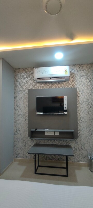 Furnished Amenities in Studio Apartment at Okay Plus Solitaire Suites, Ramnagariya – for Rent