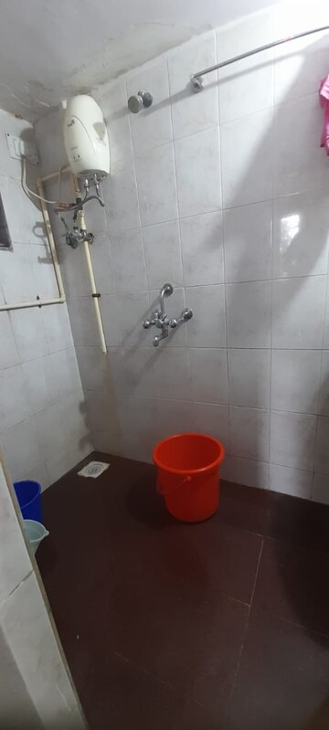 Bathroom in 1 RK Apartment at Vasant Valley Complex, Malad East – for Rent