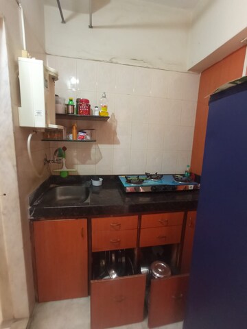 Kitchen in 1 BHK Apartment at God Gifts Building, Lower Parel – for Rent