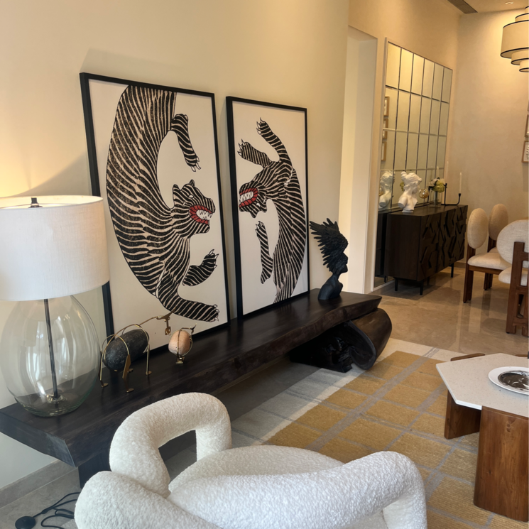 Living Room, hiranandani-estate-rodas-enclave 3 Bedroom 1300 Sq.Ft. Apartment In Hiranandani Estate Thane 7965283