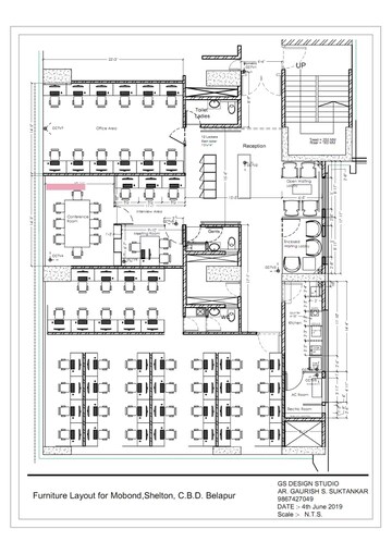 Floor Plan in  Office Space at Satra Plaza, Sector 19d – for Rent