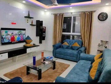 Living Room in 3 BHK Apartment at Pashmina Waterfront, Old Madras Road – for Rent