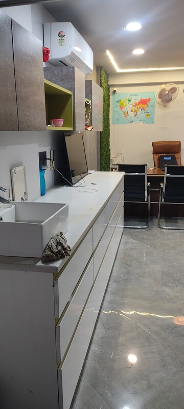 Kitchen in 1 RK Apartment at DLF One Midtown, Moti Nagar – for Rent