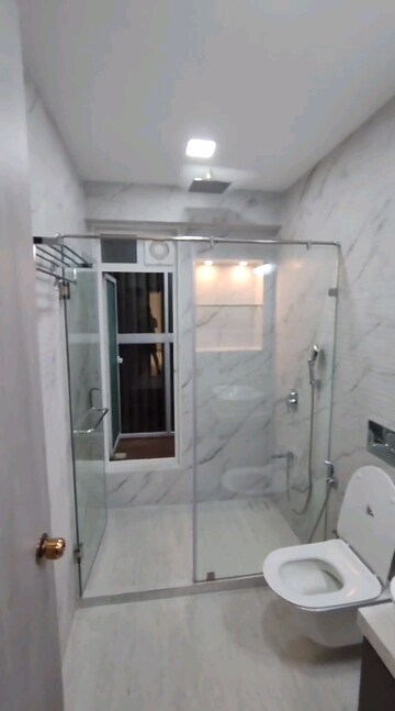 Bathroom in 3 BHK Apartment at Anchor Victorian, Parel – for Rent