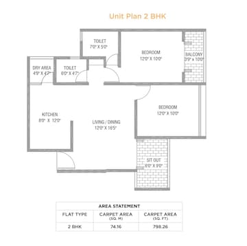 2 BHK Apartment For Resale in Guddwill Elate Undri Pune  7965888