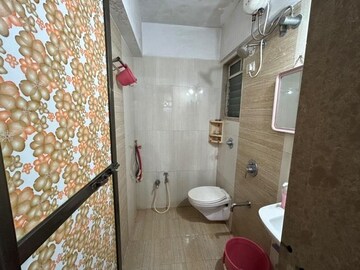Bathroom in 1 RK Apartment at Shree Chitrakut CHS, Dahisar East – for Rent