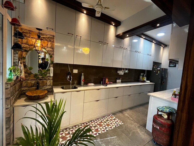Kitchen, charms-castle 3 Bedroom 1330 Sq.Ft. Apartment In Raj Nagar Extension Ghaziabad 7965970