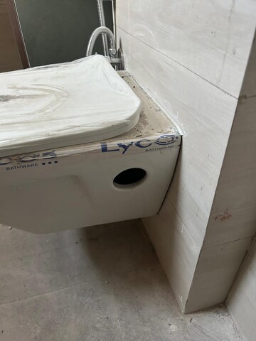 Bathroom in 3 BHK Builder Floor at Dehradun Cantt – for Sale