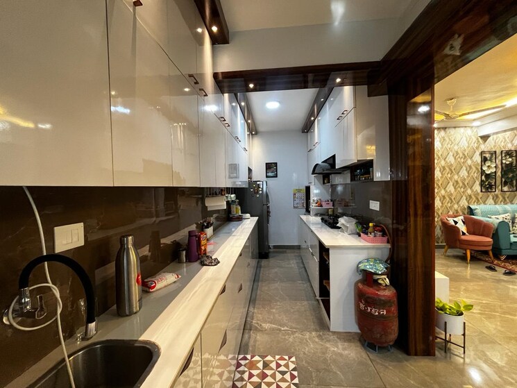 Kitchen, charms-castle 3 Bedroom 1450 Sq.Ft. Apartment In Raj Nagar Extension Ghaziabad 7965990