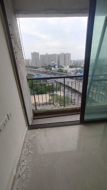 Balcony in 1 BHK Apartment at Man Opus, Mira Road – for Rent
