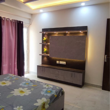 Living Room in 4 BHK Apartment at Uninav Utopia, Bhuapur – for Sale